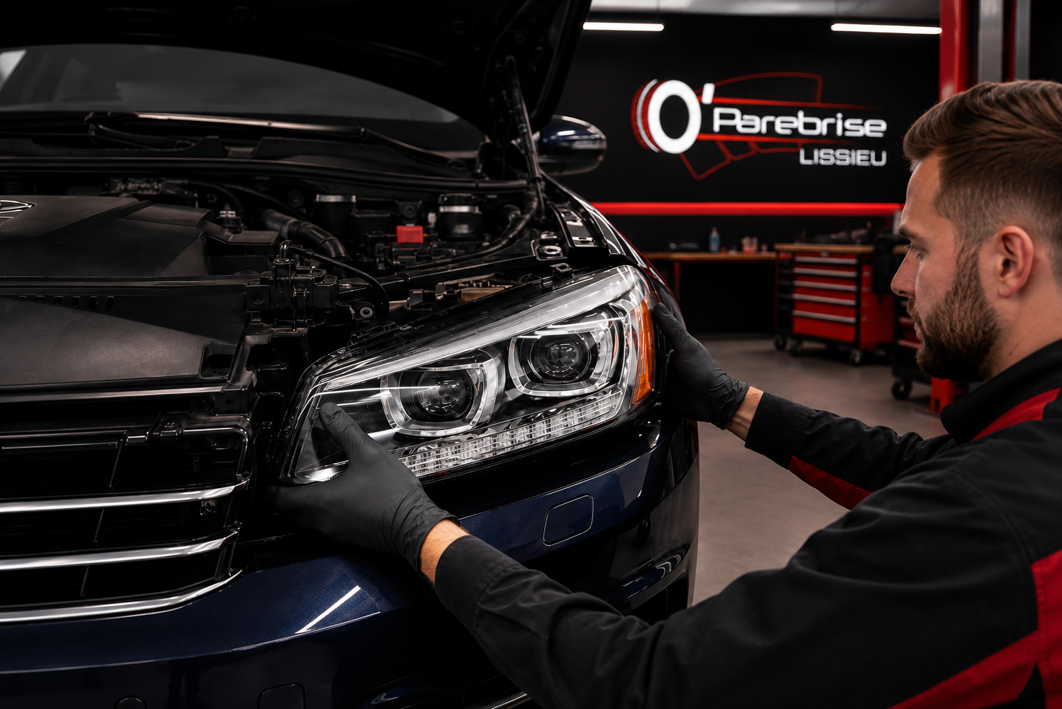 Changement d'optique automobile à Lissieu par O'PAREBRISE LISSIEU